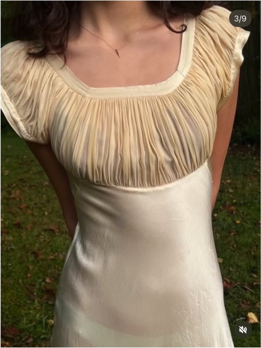 Bridal vintage slip